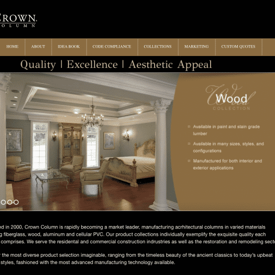 Crown Columns Web Development Project